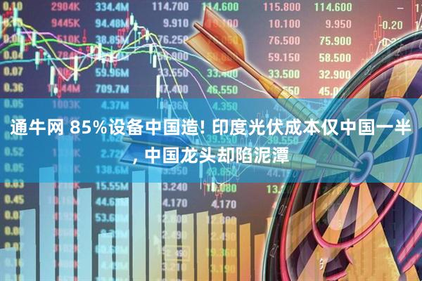 通牛网 85%设备中国造! 印度光伏成本仅中国一半, 中国龙头却陷泥潭