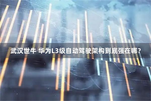 武汉世牛 华为L3级自动驾驶架构到底强在哪？