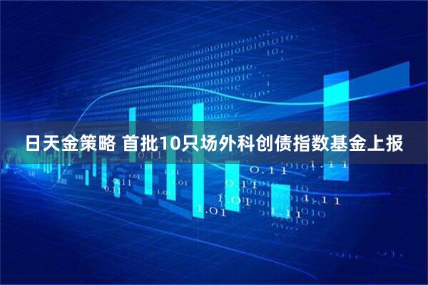 日天金策略 首批10只场外科创债指数基金上报